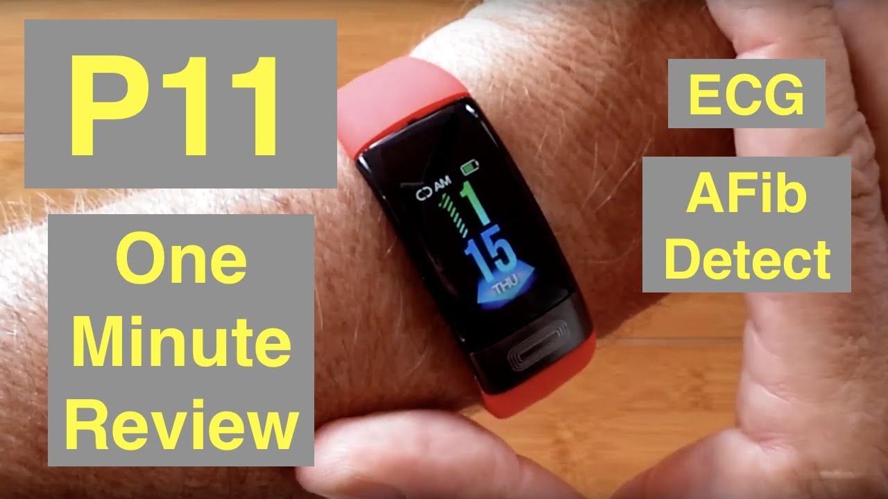 Bakeey P11 Atrial Fibrillation ECG IP67 Waterproof Health Fitness Band: One Minute Overview