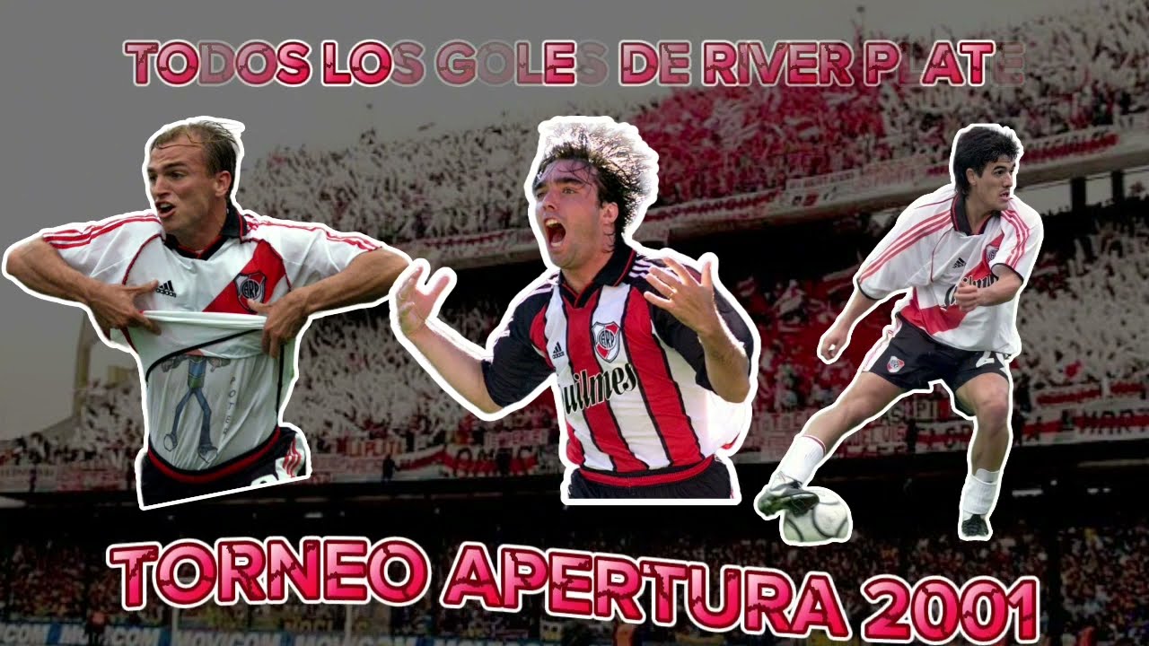 TODOS los GOLES de RIVER PLATE - TORNEO APERTURA 2001