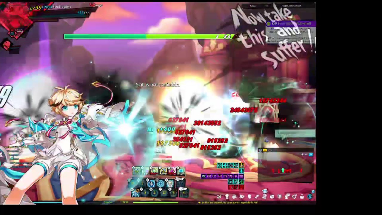 Day 5 Youtube stream Elsword NA Chung 6.4m combat power