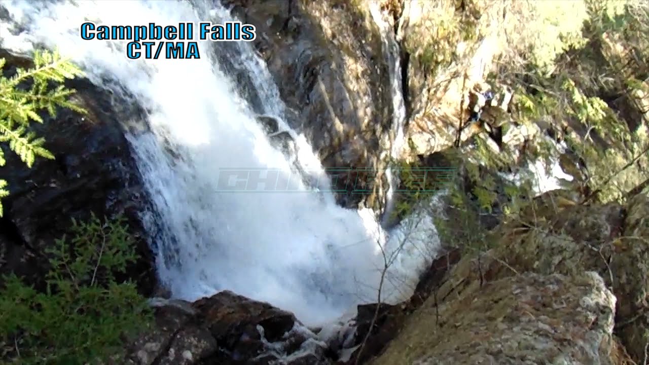 BEAUTIFUL FALLS BETWEEN MASSACHUSETTS AND CONNECTICUT (Campbell Falls)
