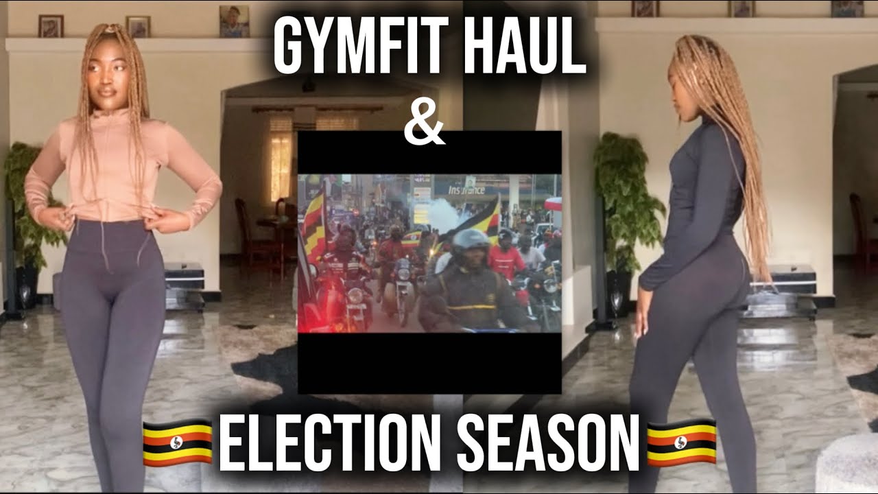 Fitness Outfit Haul, Gym Prep  & How Election feels like in Uganda🇺🇬 