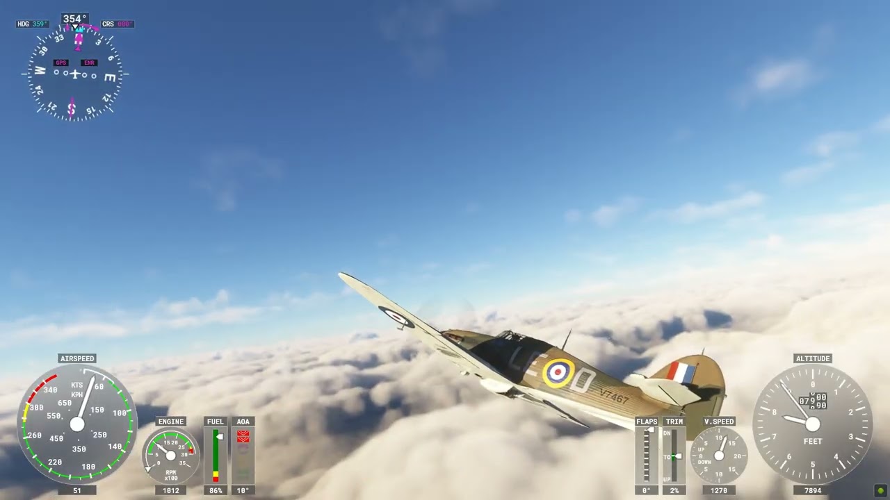 Microsoft Flight Simulator 2020 New Hawker Hurricane MK1 Aeroplane Heaven for MSFS 2020