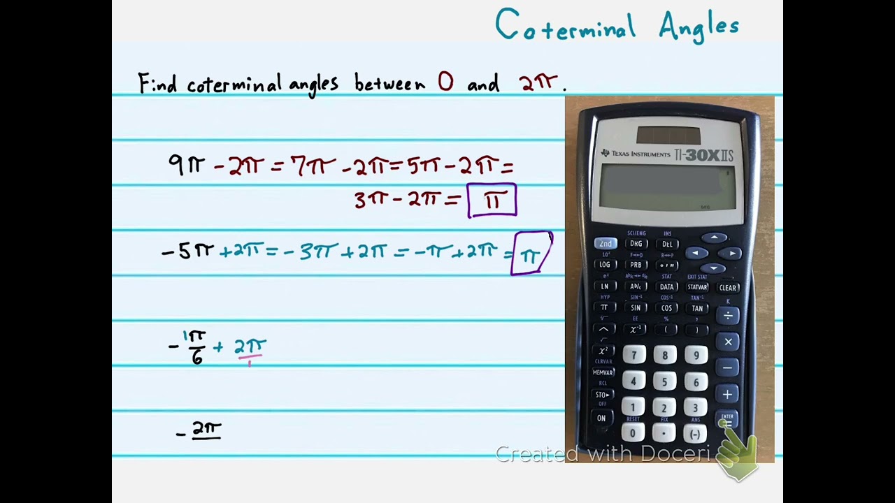 Coterminal Angles - Radians