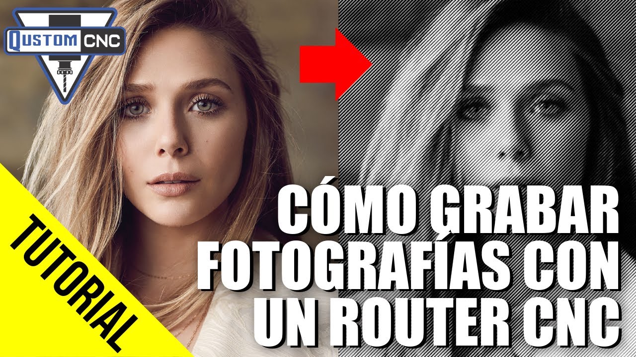 -TUTORIAL- CÓMO GRABAR FOTOGRAFÍAS CON UN ROUTER CNC USANDO EL SOFTWARE HALFTONER | QUSTOM CNC