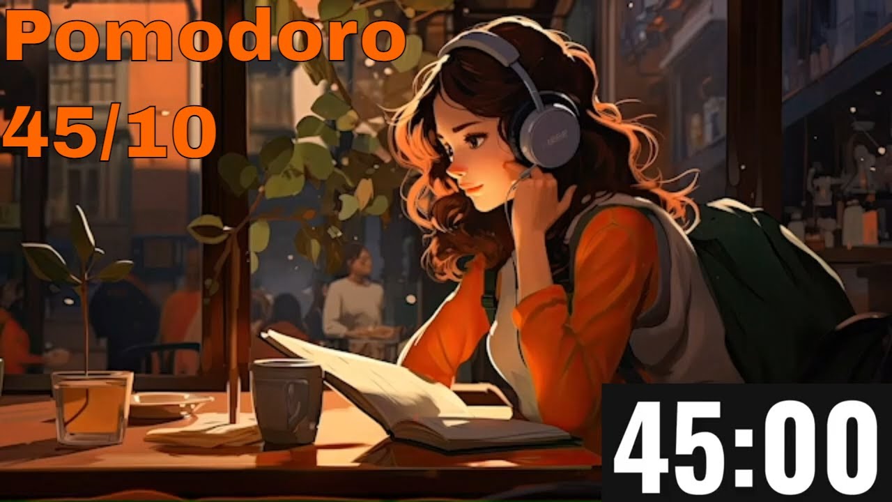 Golden Hour Library ✨ | Pomodoro Anime Lo-Fi for Focus & Calm