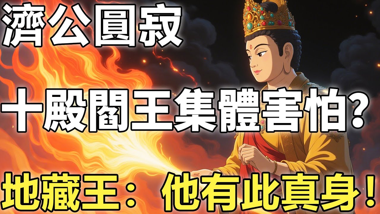 濟公圓寂，10殿閻王為何集體害怕？地藏王驚呼：爾等還不速速跪下！也不看來者真身是誰，借我十個膽也不敢放肆！【佛學|神話傳說|故事|濟公|彌勒】