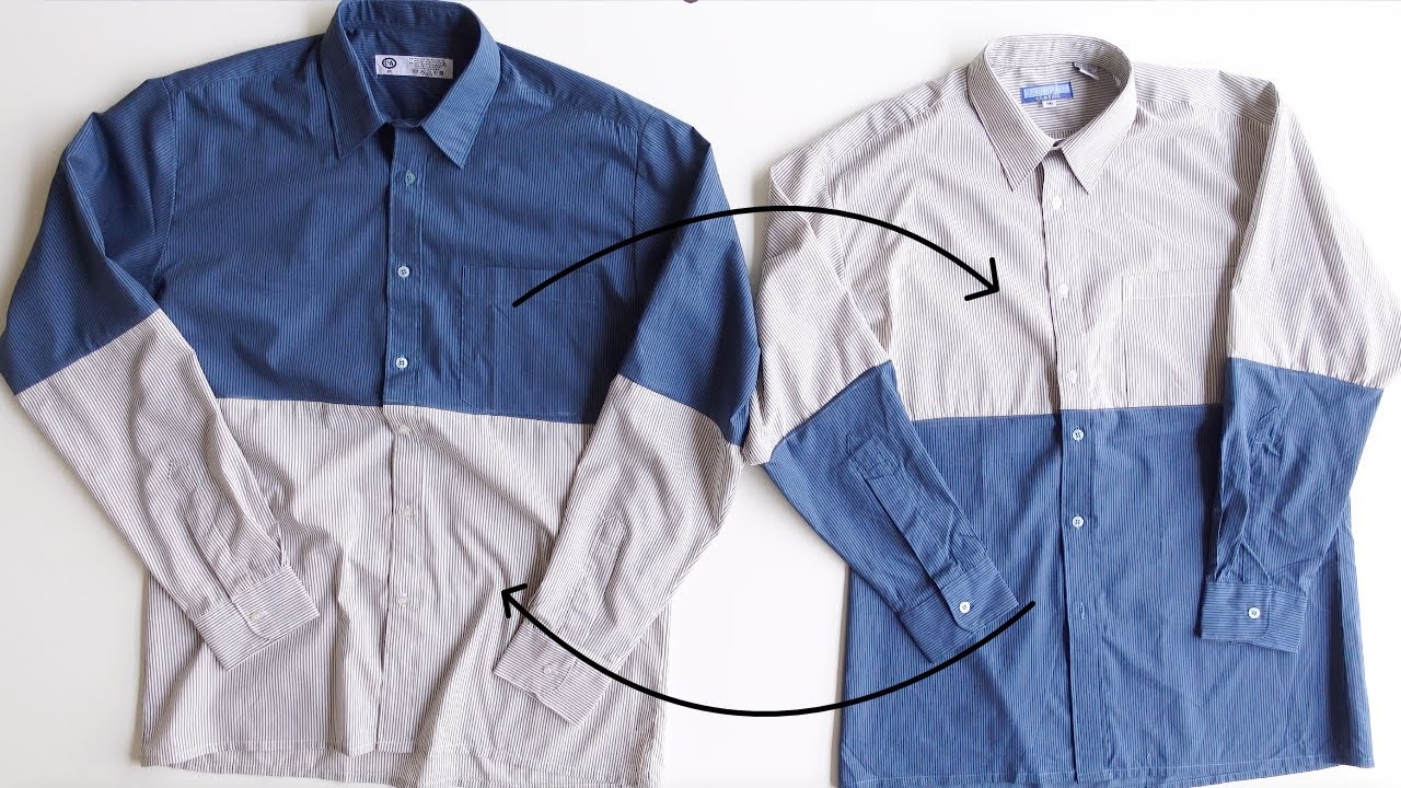 Combine two shirts together (and get two new ones)