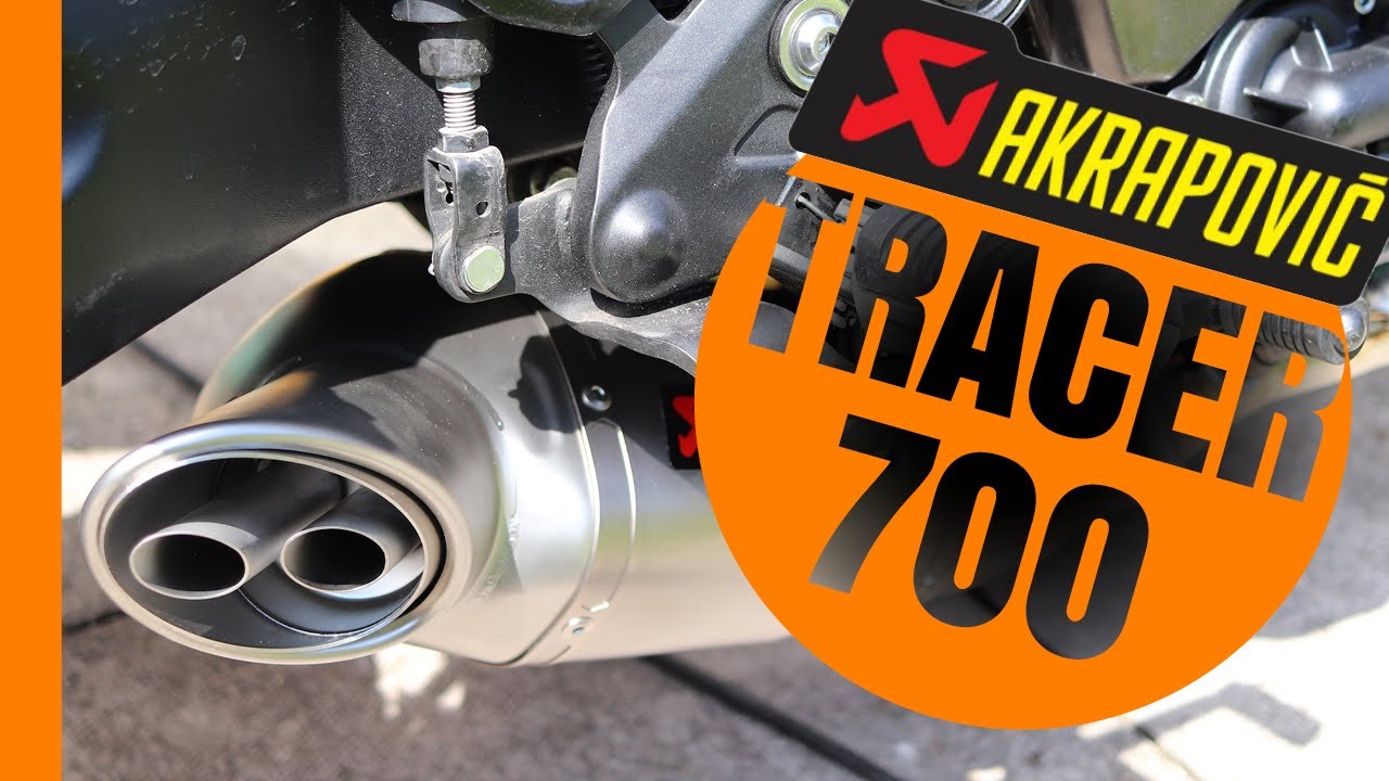 Yamaha Tracer 700 - Akrapovic Exhaust installation - inc decibel reading before & after installation