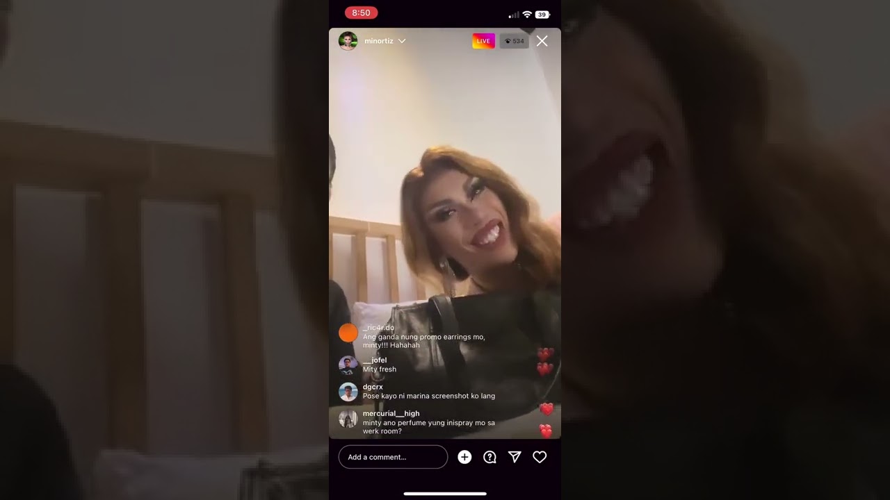 Minty Fresh - Instagram Live - 8 October 2022