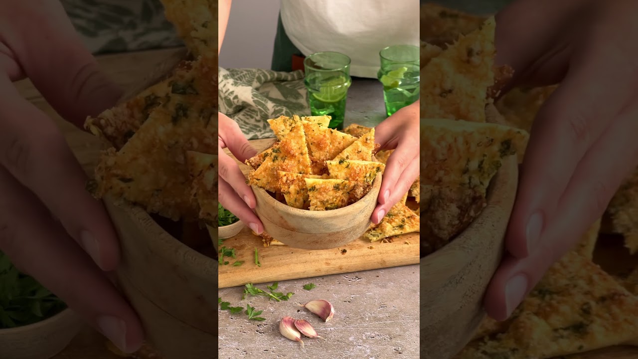 Pan de ajo con masa de pizza - Recetas Buitoni
