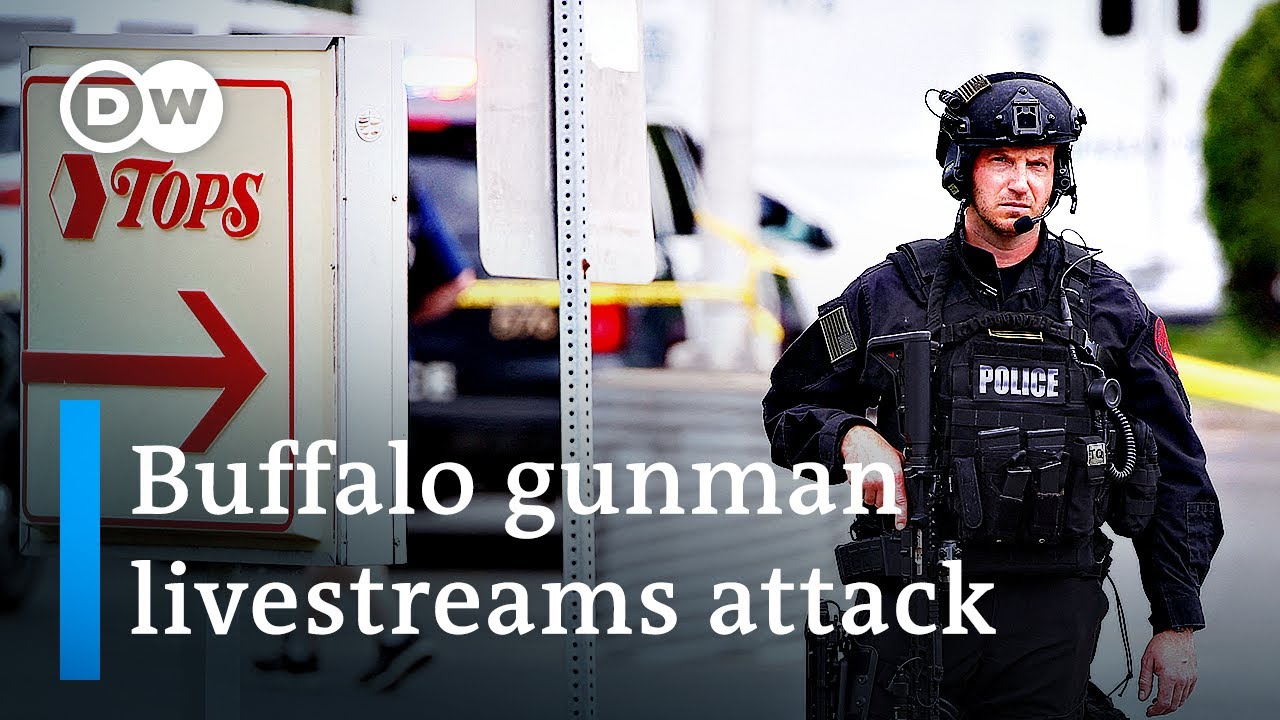Gunman kills 10 at Buffalo supermarket in 'racially motivated' attack | DW News