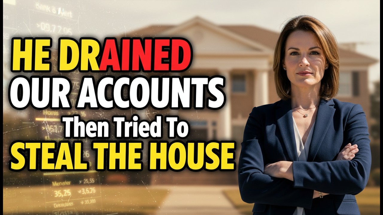 He Emptied Our Accounts… Then Tried to Steal the House Too