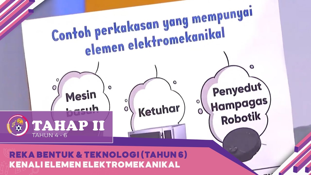 Tahap II (2022) | Reka Bentuk & Teknologi (Tahun 6): Kenali Elemen Elektromekanikal