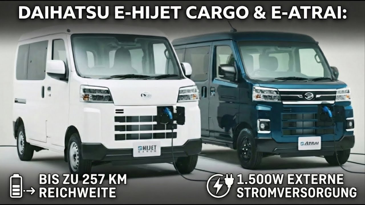 2026 Daihatsu e-Hijet Cargo & e-Atrai: Elektro-Minis für die City im Check