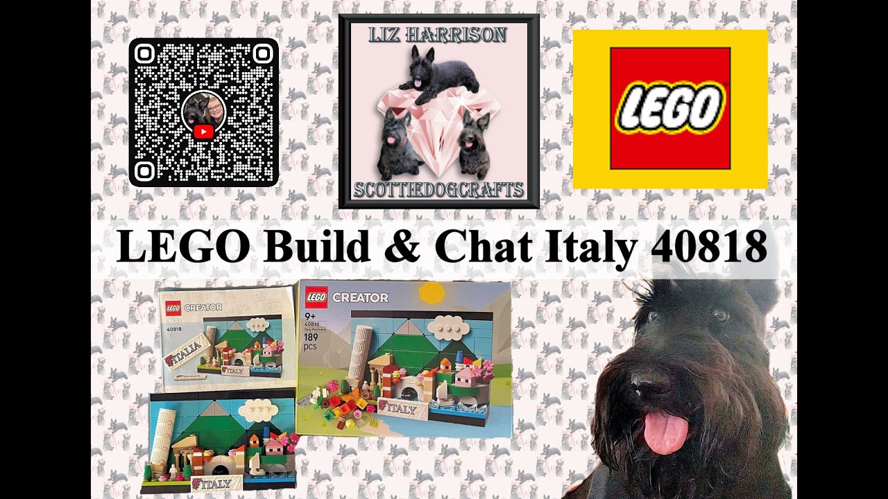 LEGO | Строй и общайся | Лучше строй | Набор открыток Италия #40818 | #40519 #40569 #40713 | #lego