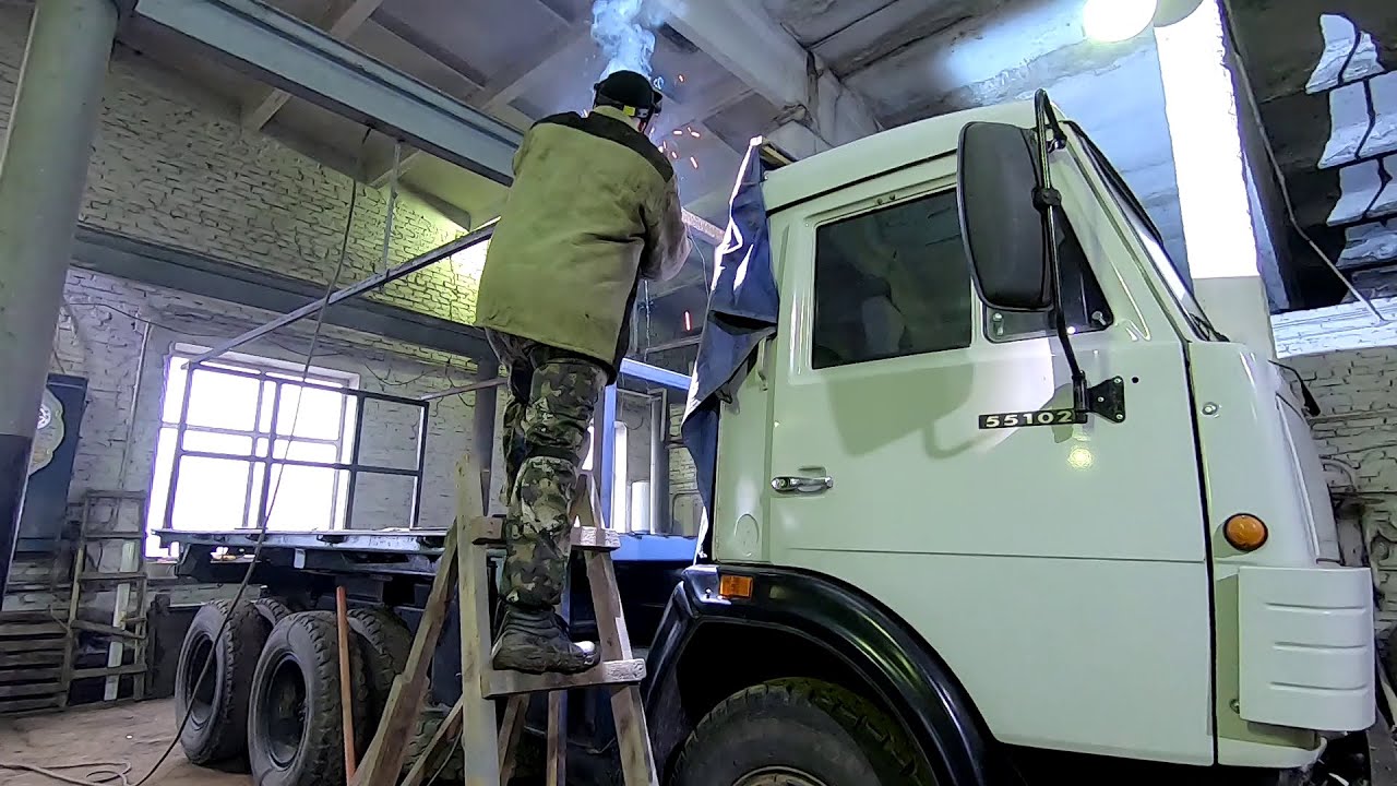 Варим кузов на КамАЗ впервые в жизни (12 часть)