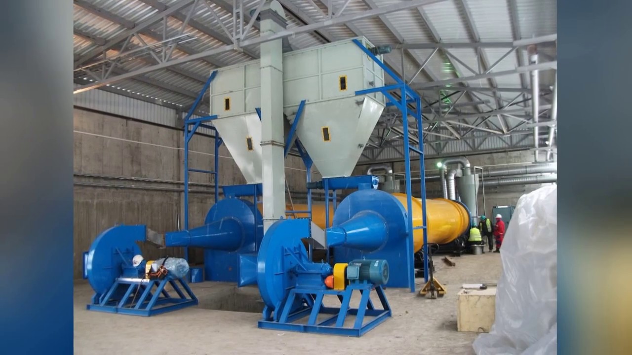 Bulgaria Double Rotary Drum Dryer  & Double Crusher