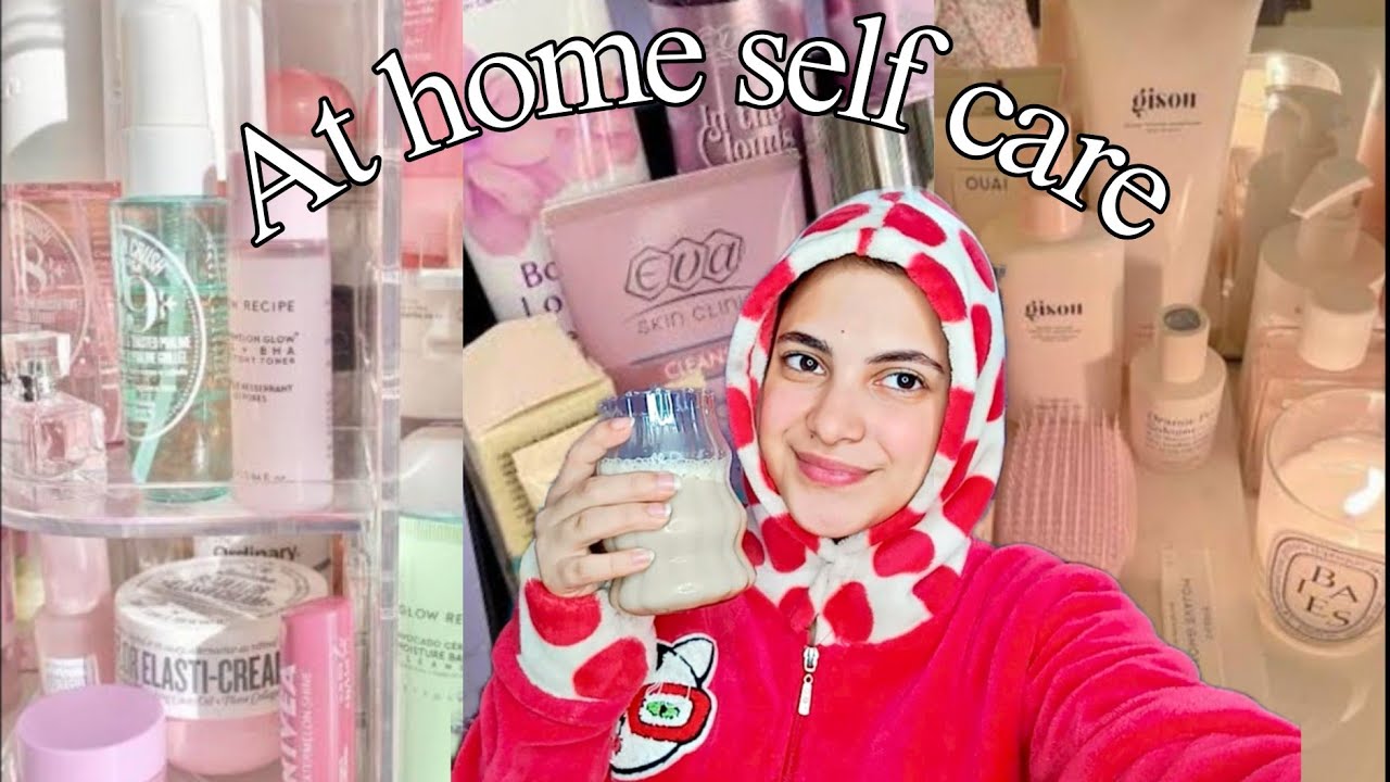 روتين العناية بنفسي بالكامل في البيت🧖ماسكات طبيعيه 🎀 ازالة الشعر 🎀حمام زيت للشعر 🎀 #عناية #skincare 