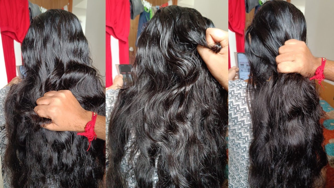 Morning Hair Play || Oily Long hair play