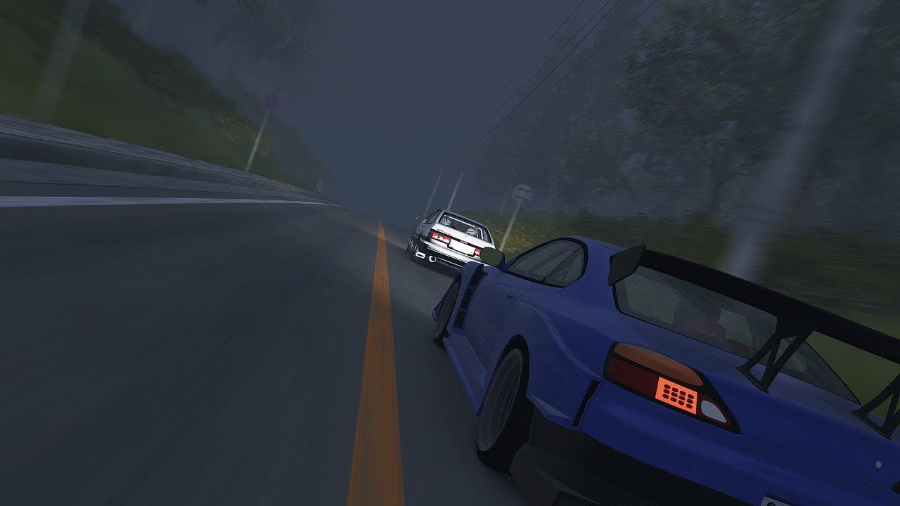 Assetto Corsa | Nanamagari Downhill | AE86 vs S15