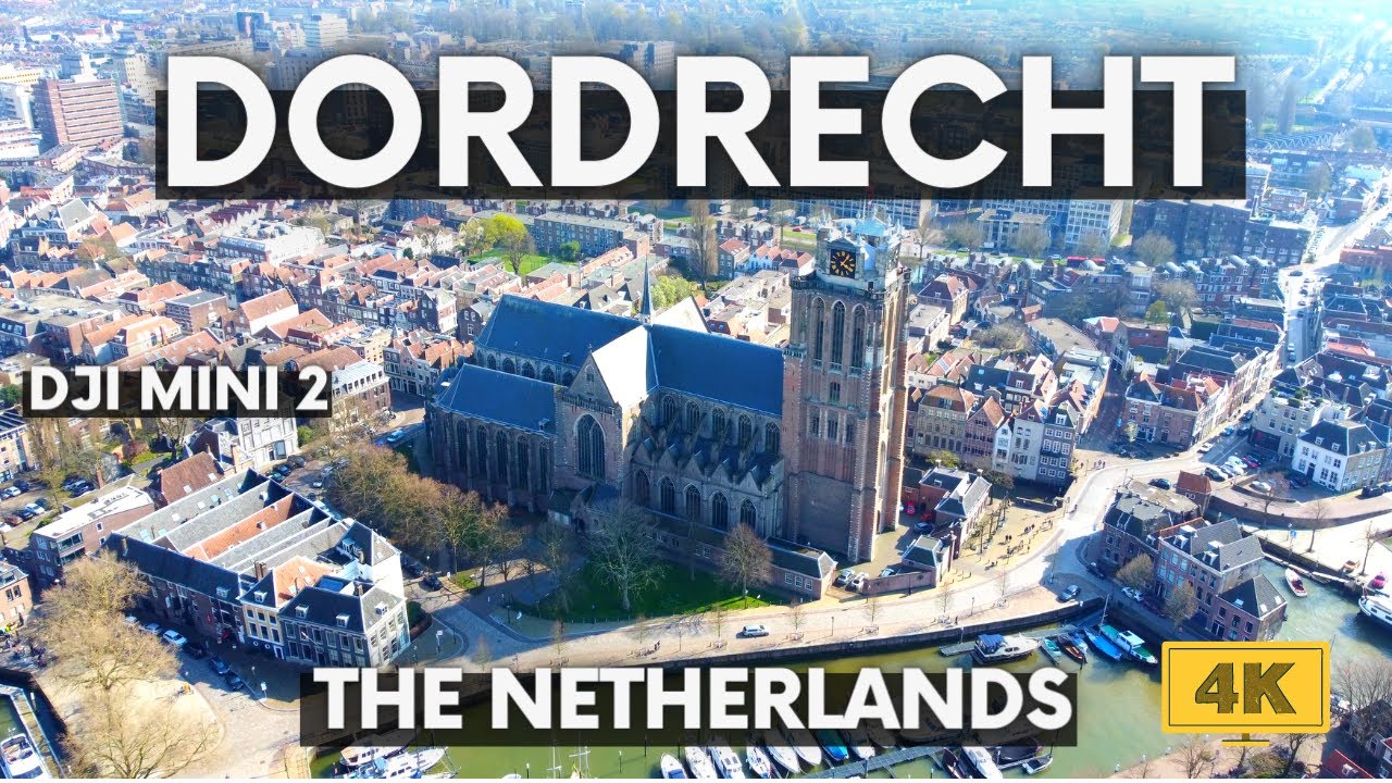 One of the oldest cities in The Netherlands! 🇳🇱 Dordrecht Drone Tour in 4k!