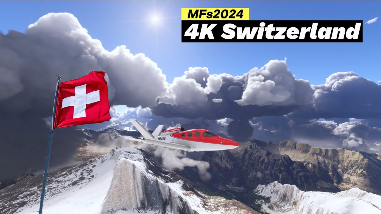 Scenic Flight Over Switzerland in 4K! | Flight Simulator 2024 ✈️🇨🇭