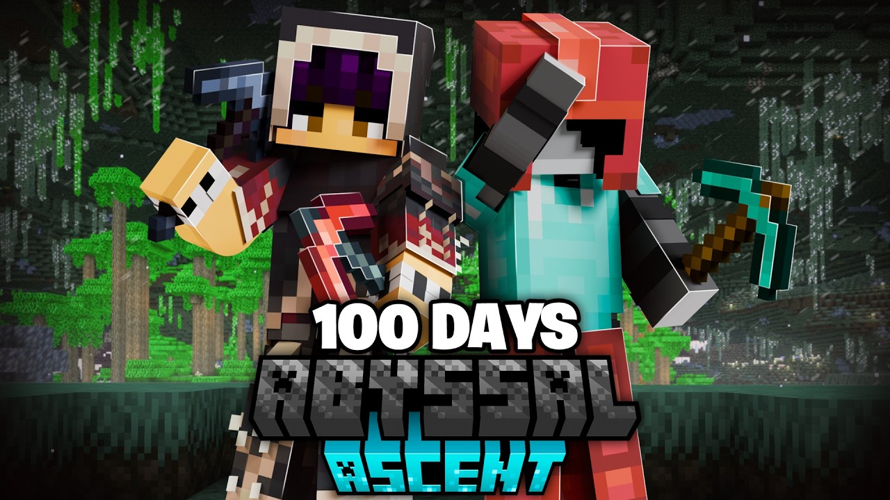 We Spent 100 Days in Abyssal Ascent Minecraft...