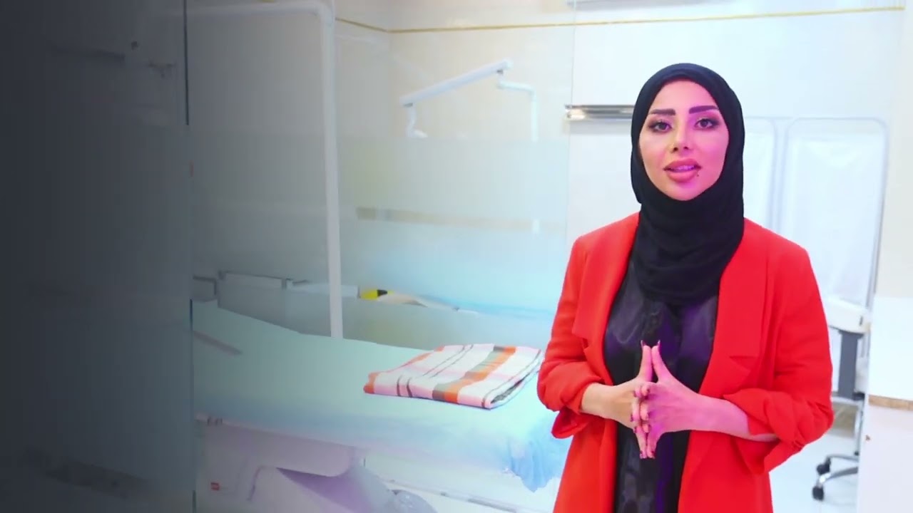 بنين الموسوي بعد عملية تجميل الانف في ایران، مشهد مركز الدولي للتجميل نواران زيبايي