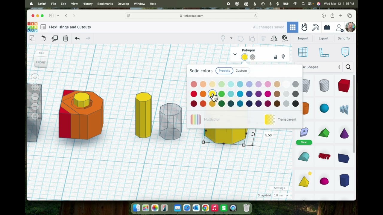 Create an articulated animal: Part 2 - Create the hinge and cutouts