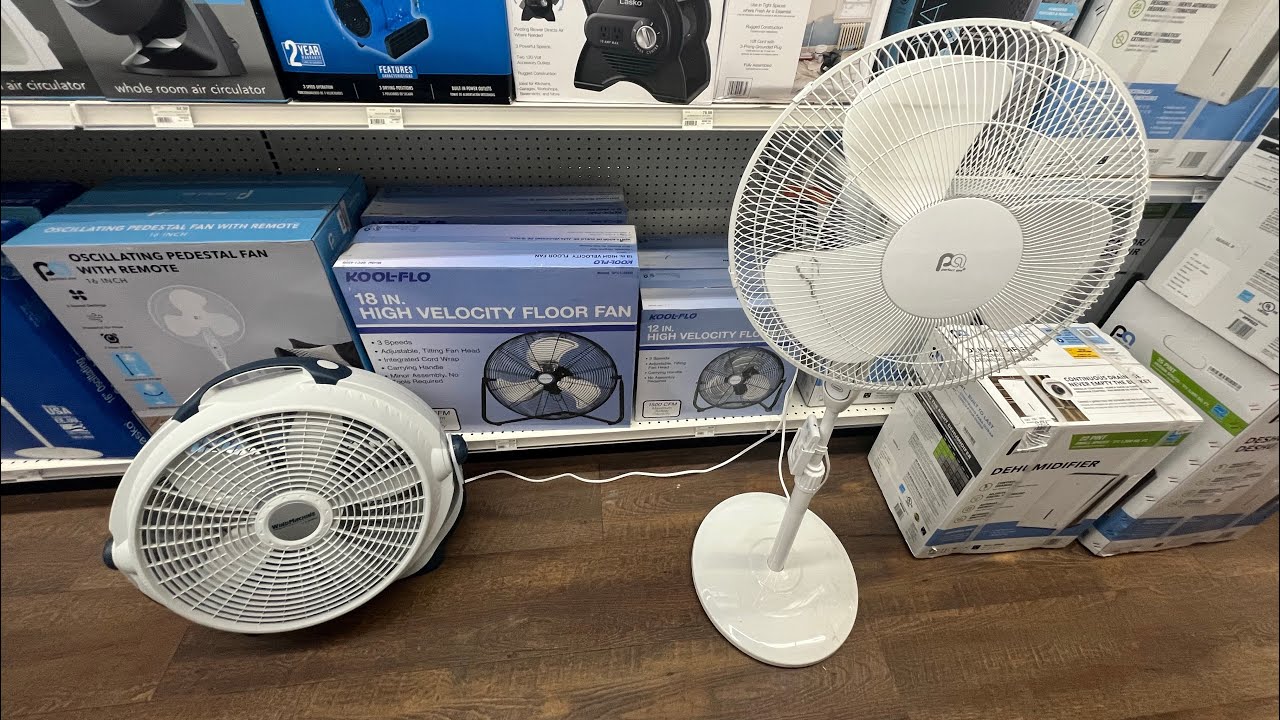 Perfect Aire (Midea) & Lasko Wind Machine Fans On Display At Ace Hardware