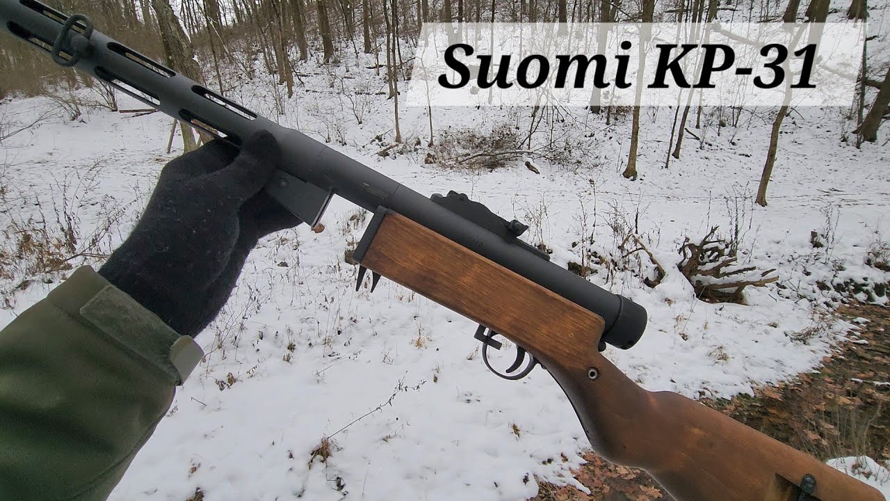 Suomi KP-31 First Person POV Shooting 