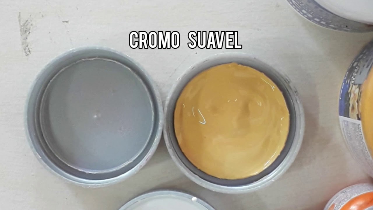 Como fazer a cor Cromo suavel