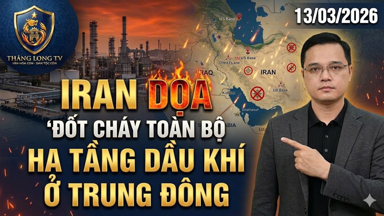 Iran dọa 'đốt cháy toàn bộ hạ tầng dầu khí' ở Trung Đông