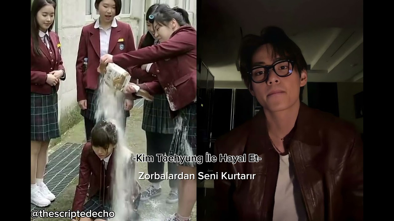 Kim Taehyung İle Hayal Et-Zorbalardan Seni Kurtarır-