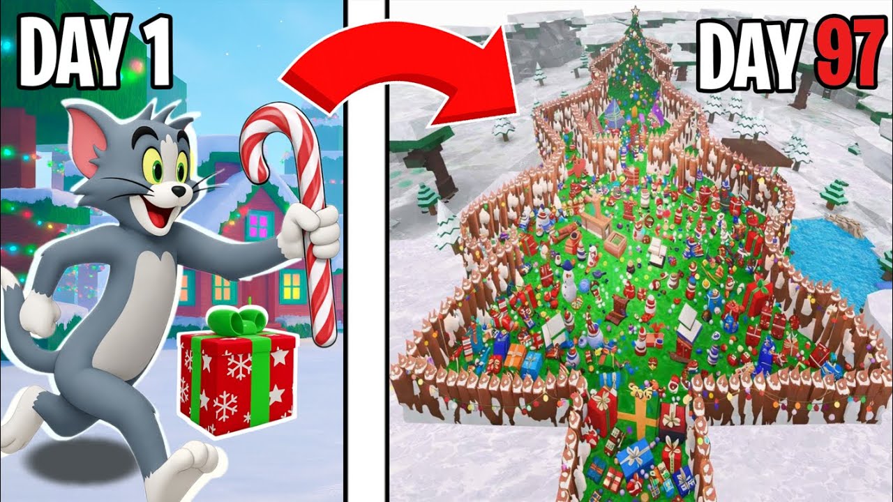 🎄TOM PLAYS THE NEW CHRISTMAS UPDATE! 99 Nights In The Forest