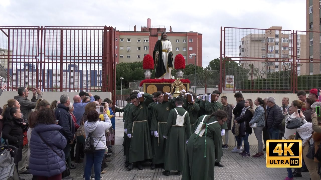 Procesión De Escuela Cofrade, Málaga 2019 4K