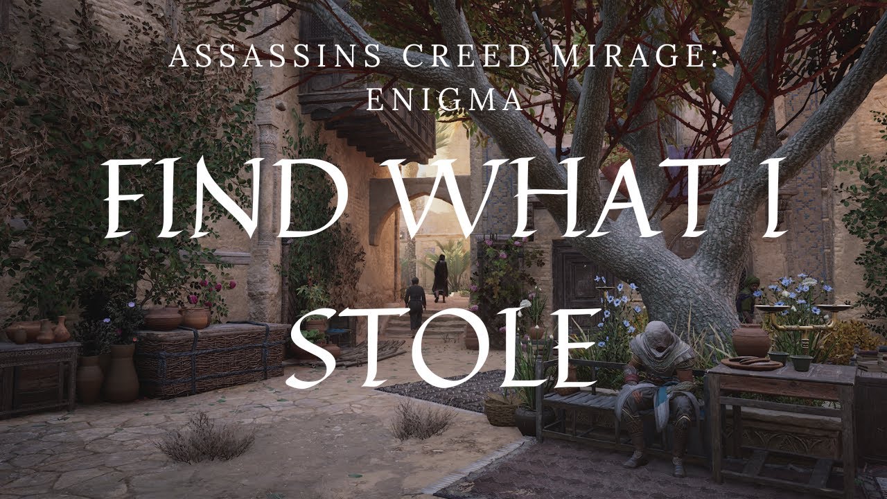 Let's Solve Find What I Stole Enigma - Assassins Creed - Mirage