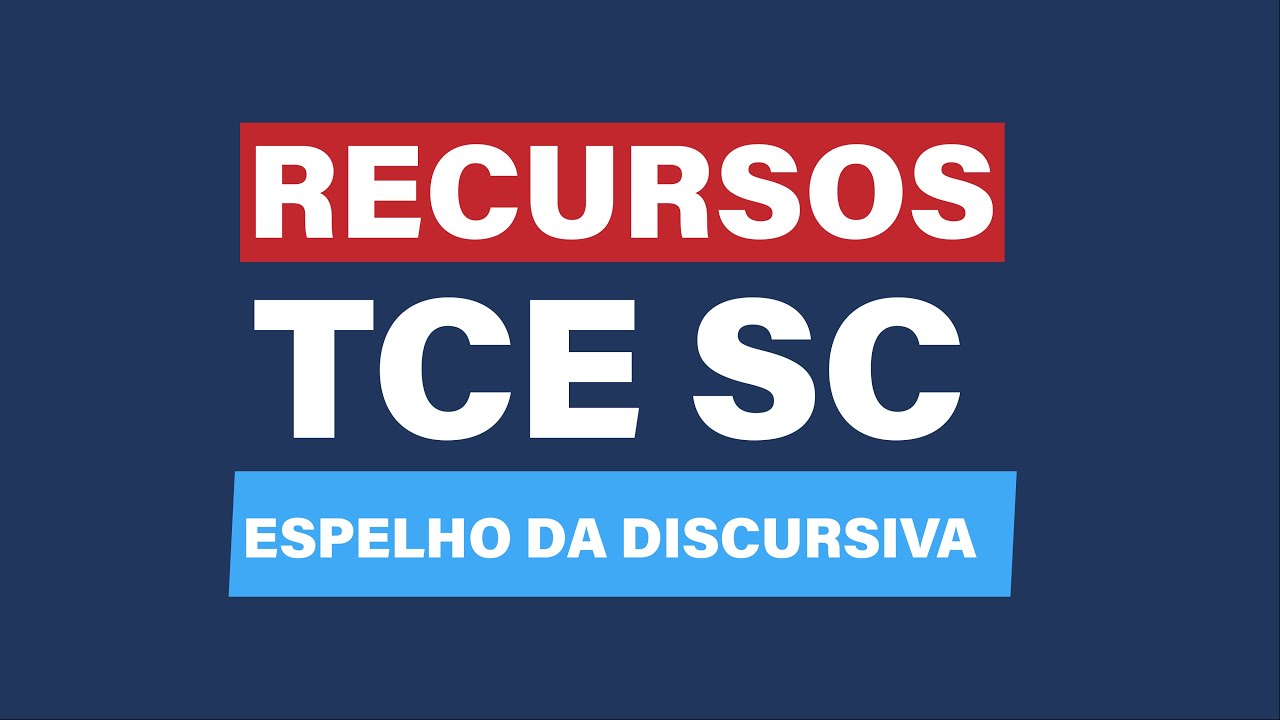 Recurso contra o espelho de correção da Peça Técnica - TCE SC (Direito e Engenharia)