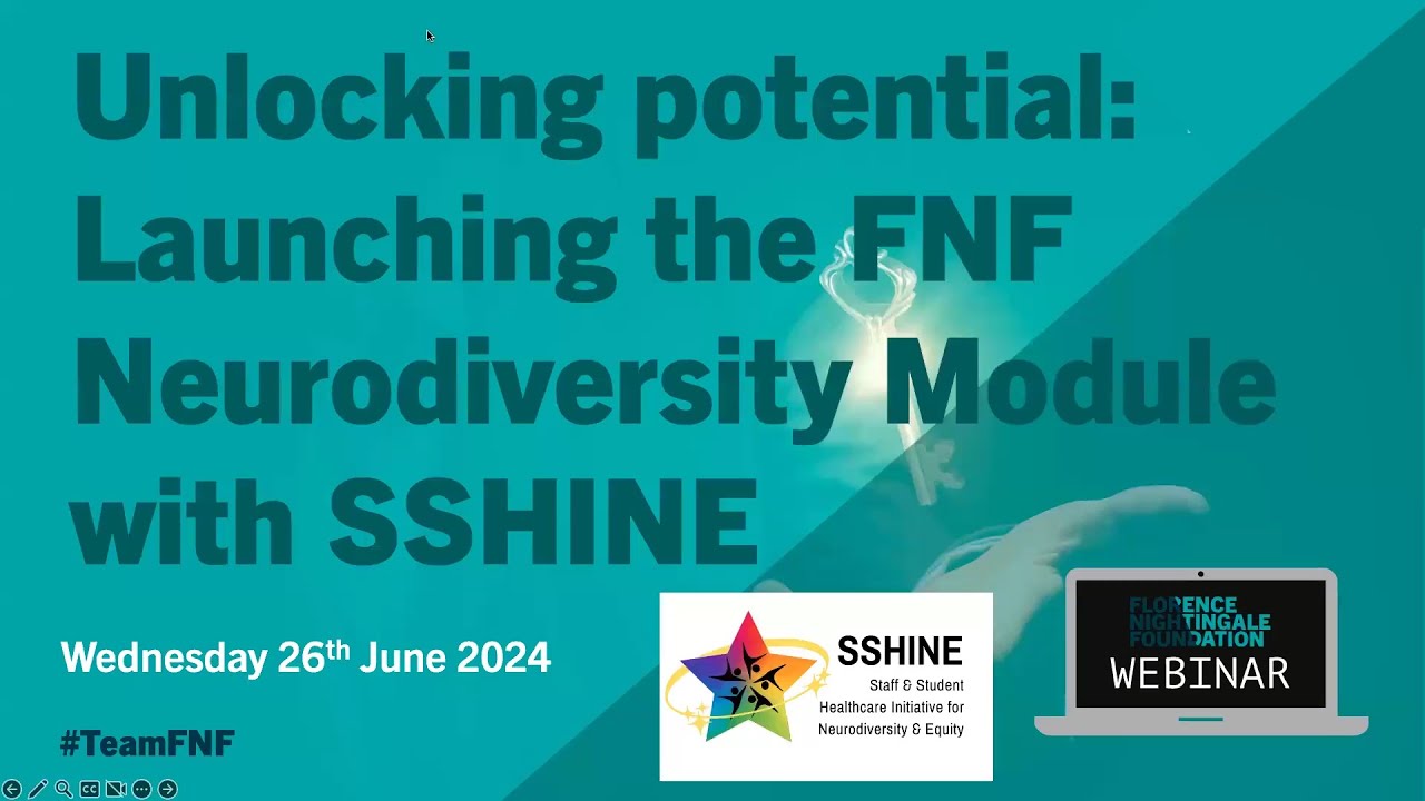 Unlocking Potential: Launching the FNF Neurodiversity Online Module with SSHINE