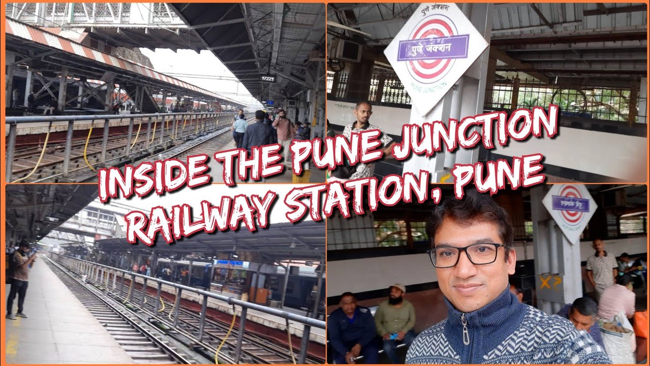 Inside The Pune Junction Railway Station, Pune, India.