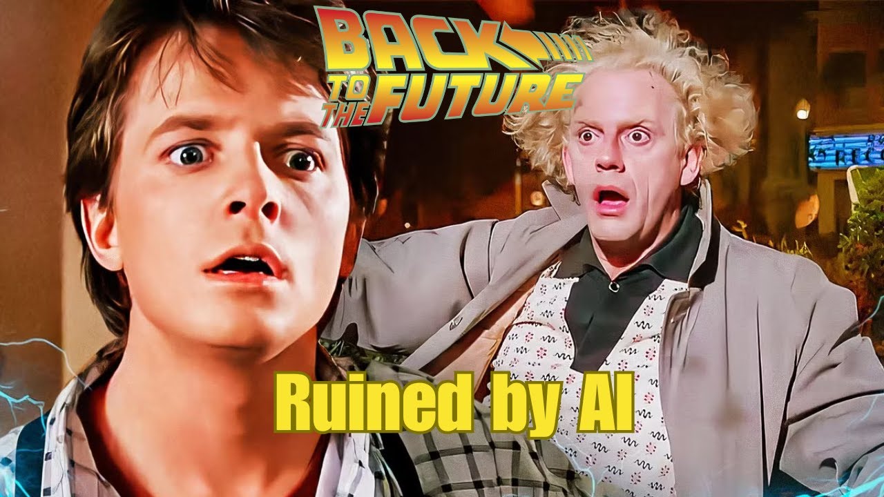 Back to the future but its ruined by AI (Alternate ending)