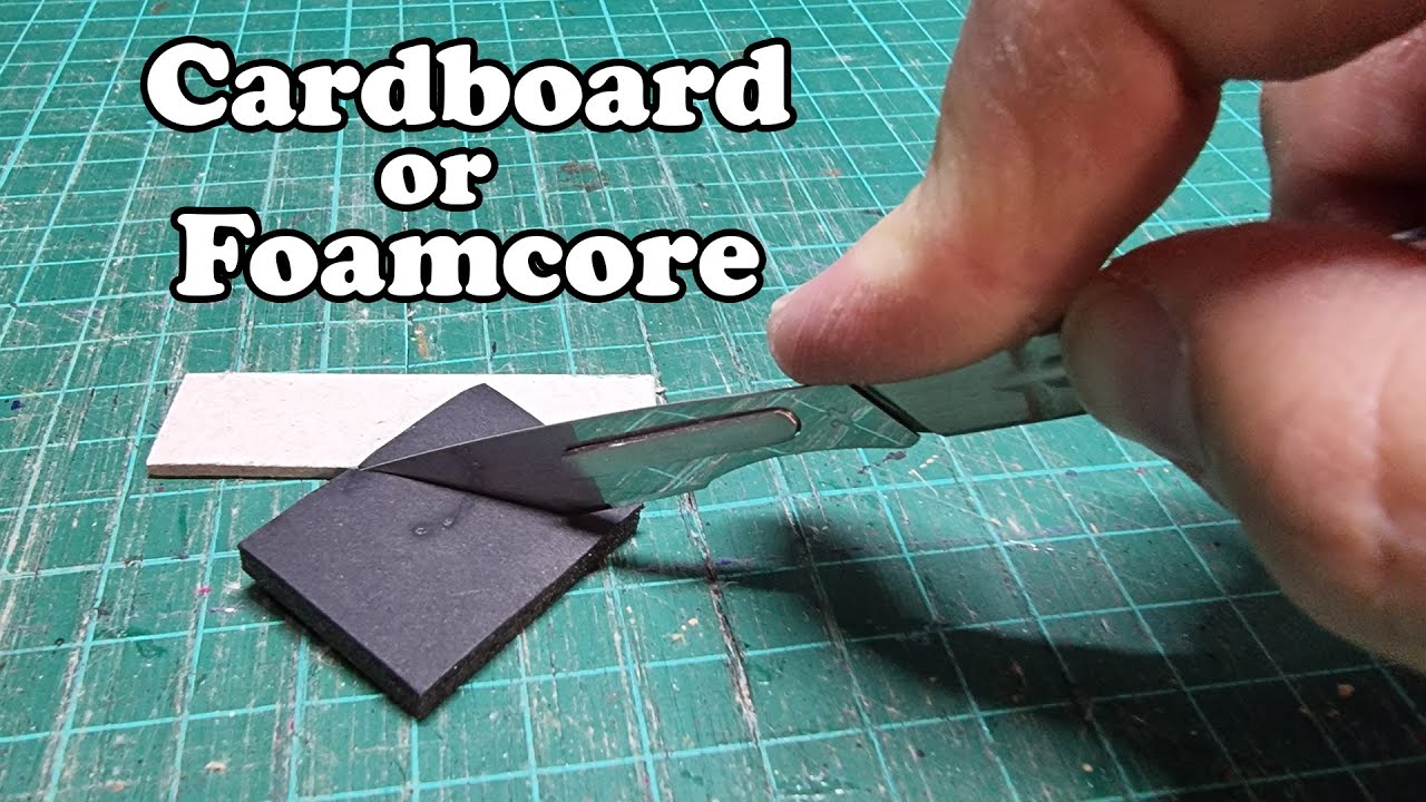 Foamcore or Cardboard, what is best for building. Marvel United box inserts