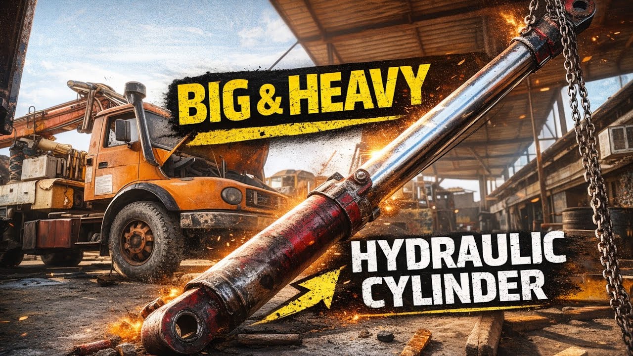 BIG & HEAVY hydraulic cylinder | oil seal replacement 
