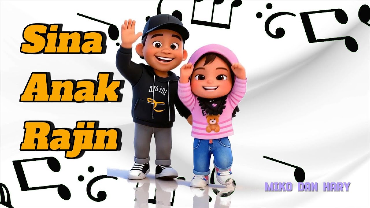 Sina Anak Rajin | Lagu Anak Ceria & Edukatif