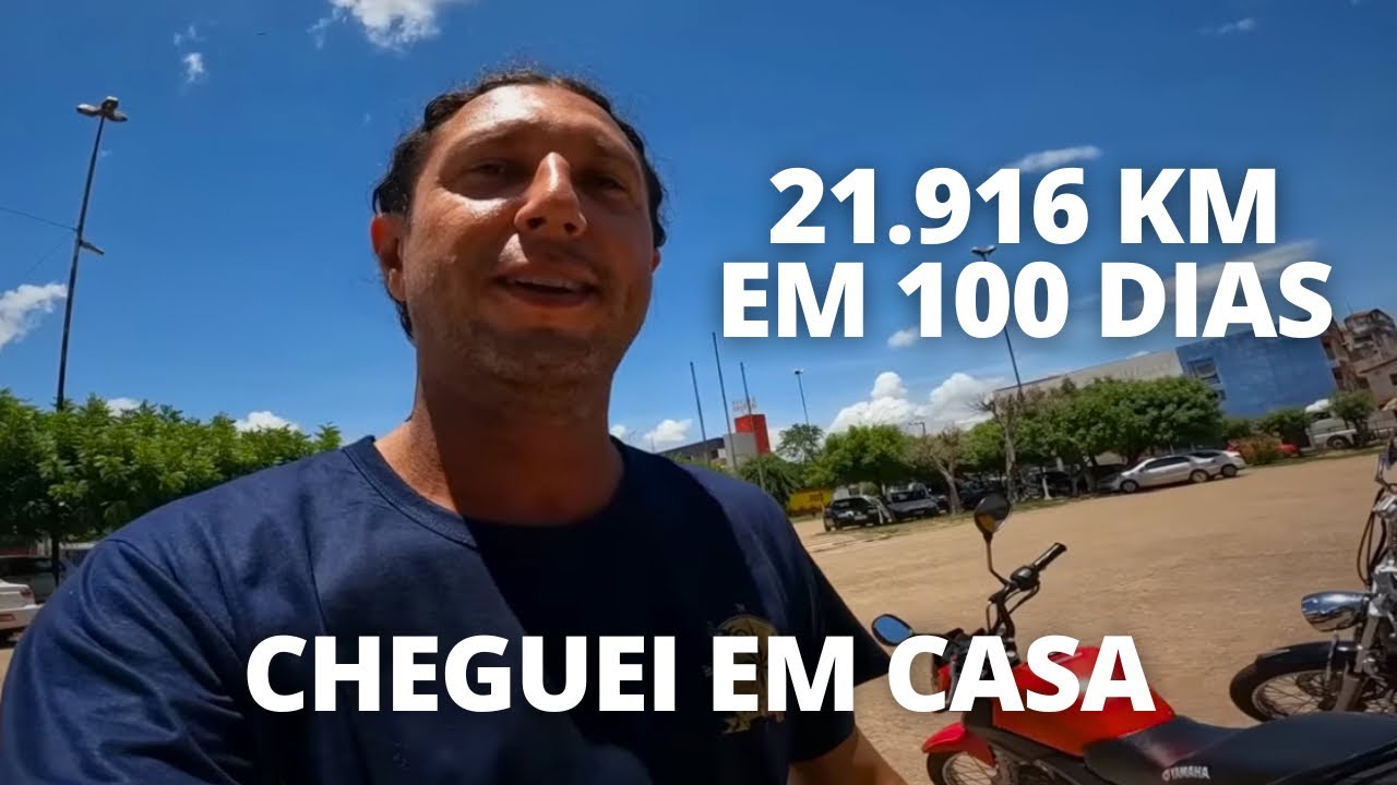 Rodei 21.916 quilômetros em 100 dias | USHUAIA DE CG 125 - EP100 | FINAL