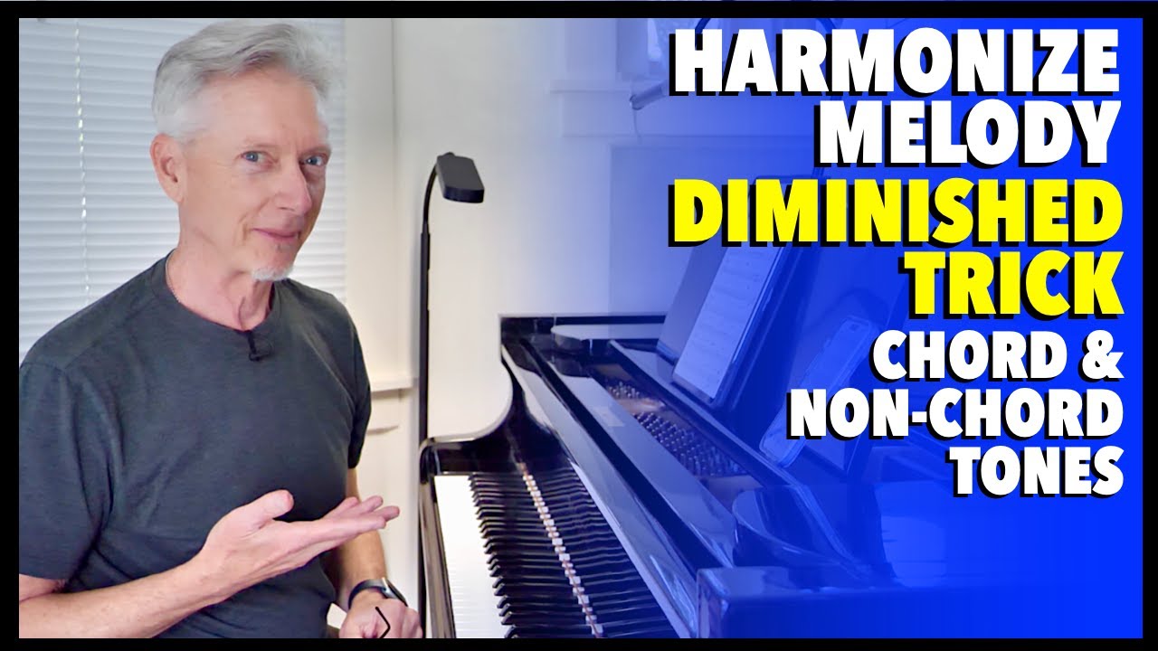 Harmonize Melody - Diminished Passing Chord Hack - There Will Never Be Another You breakdown