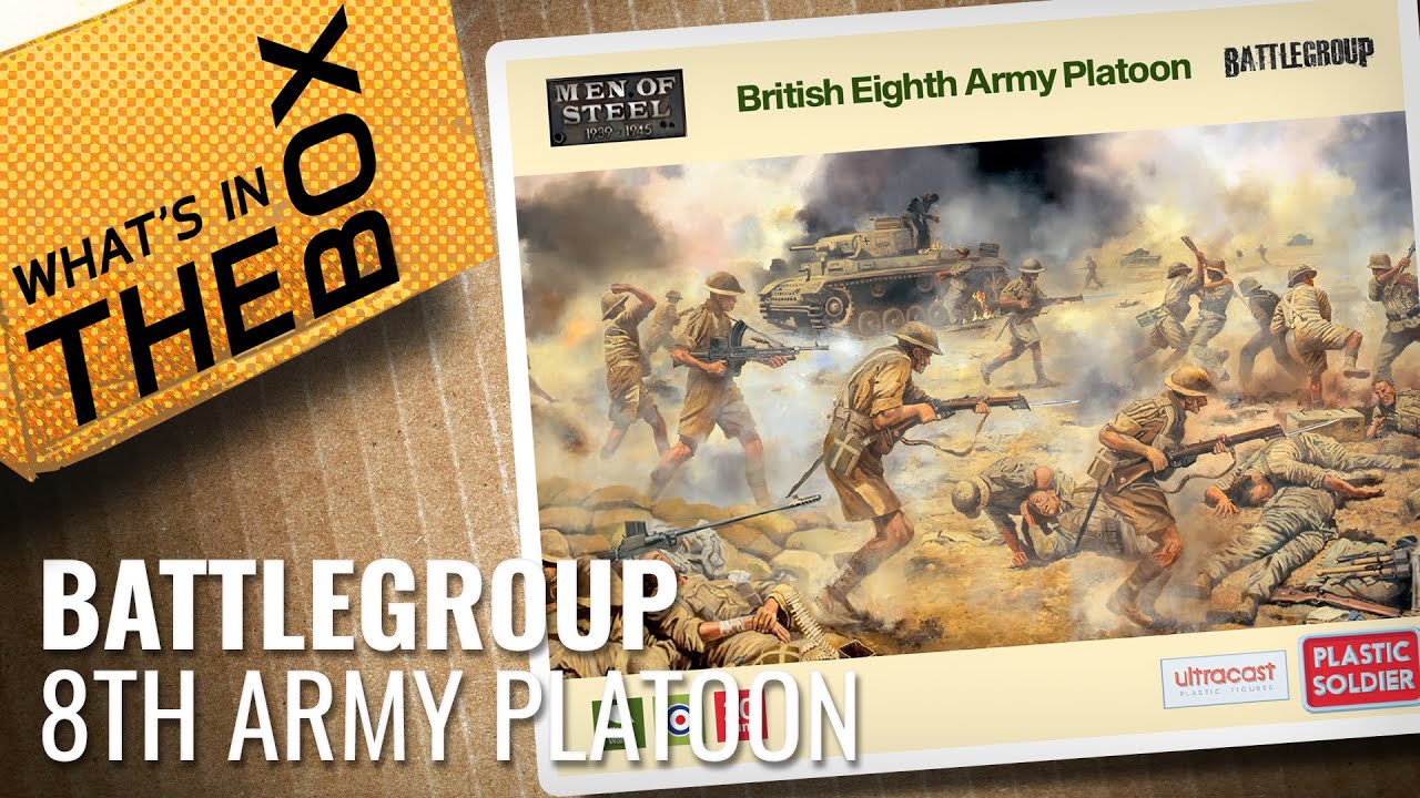 Unboxing: 20mm British 8th Army Platoon | Battlegroup