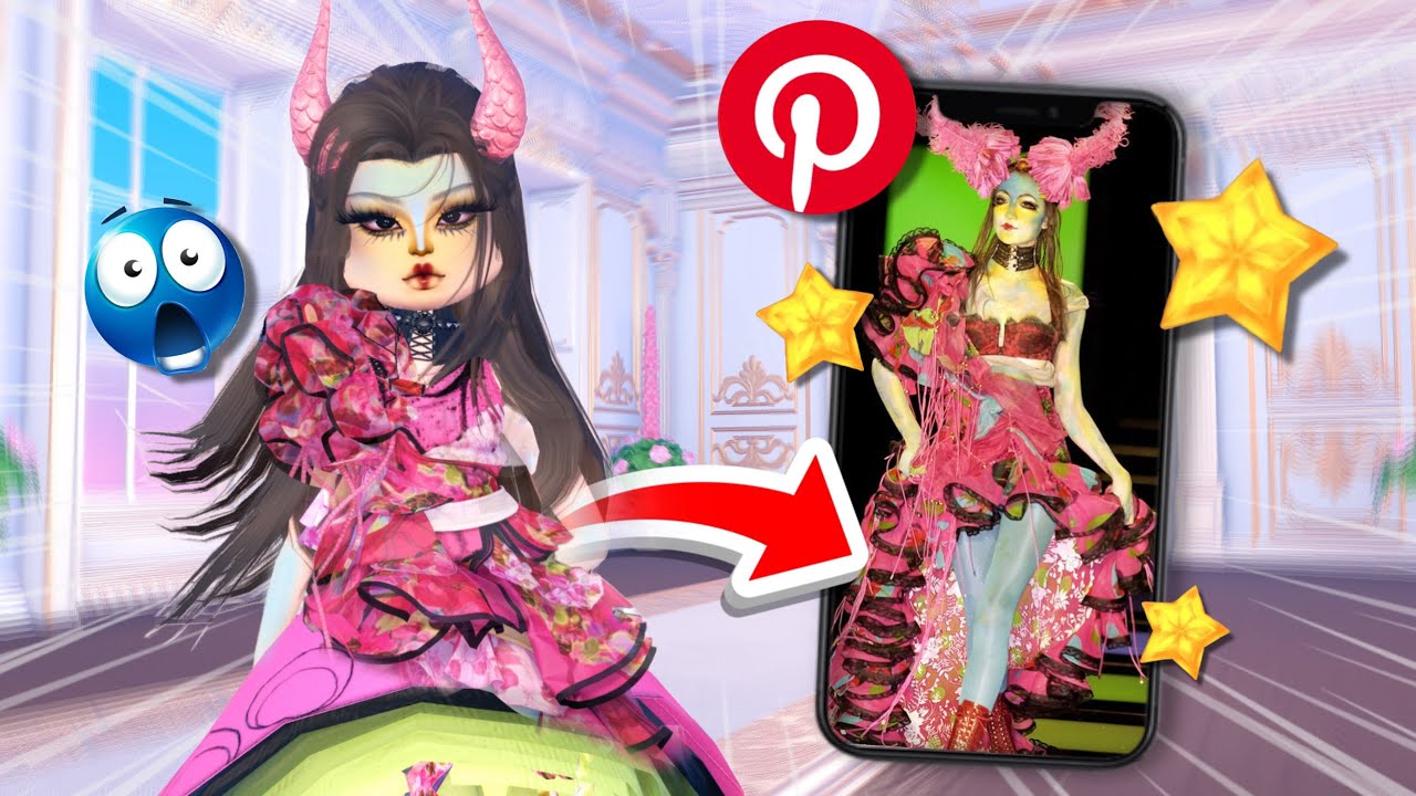 RECREATING THE CRAZIEST PINTEREST OUTFITS 1v1 in Dress to Impress (Roblox)