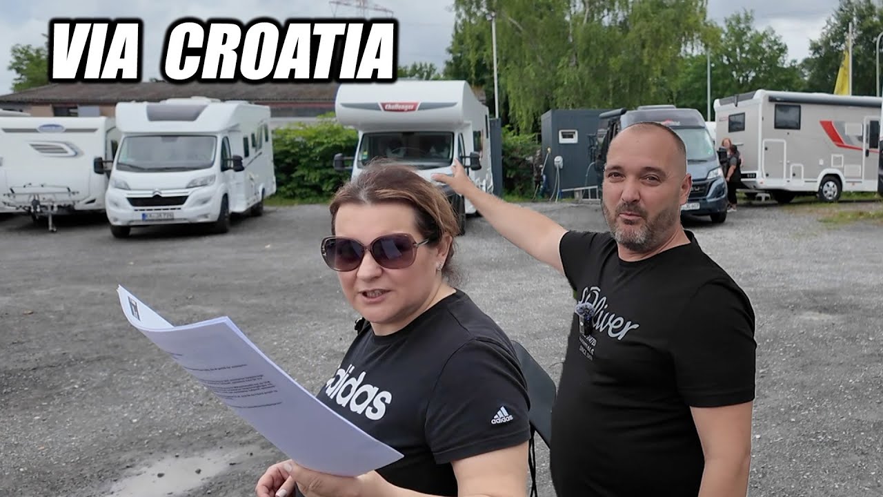 Preuzeli smo kamper i krećemo put Hrvatske 🚐 🛟 ⚓️