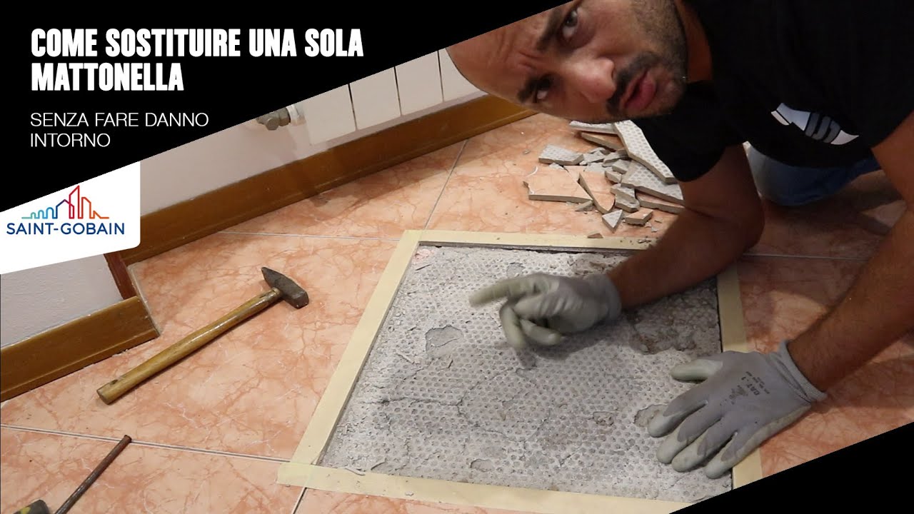 Come sostituire UNA SOLA mattonella senza danneggiare quelle intorno